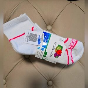 Fruit of the Loom Cool Zone Cotton 6 pack Athletic Socks 4-10